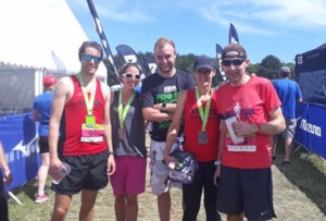 Some of the team at the start of Endure24 Leeds